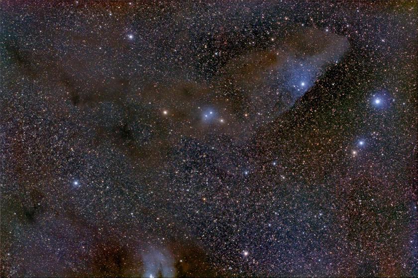 Dusty area around IC 4601