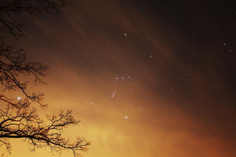 Orion on fire!