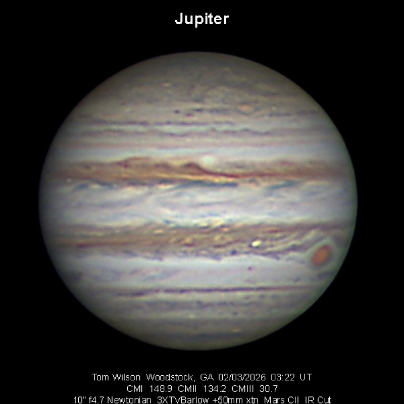 Jupiter with GRS and