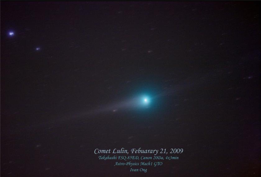 Comet Lulin 21 Feb 09 image
