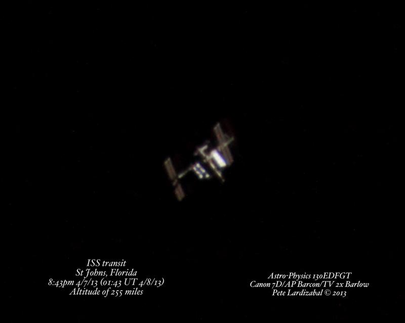 ISS 255 miles upâ€¦