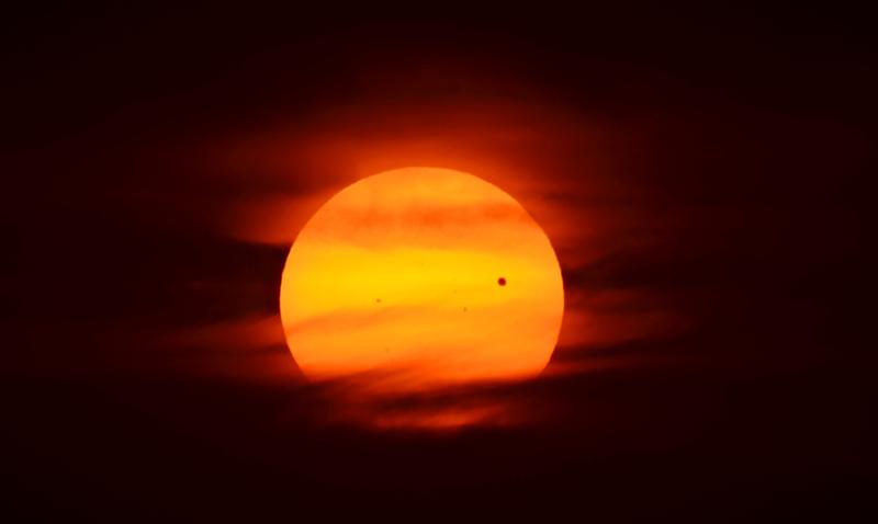 Venus Transit Sunset