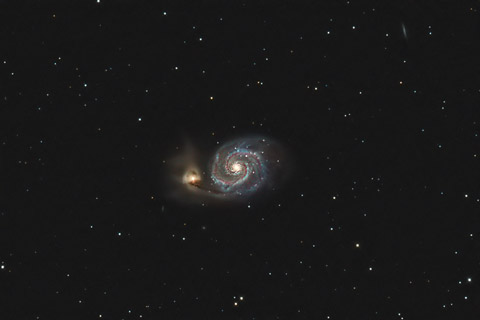 m51 the Whirlpool galaxy