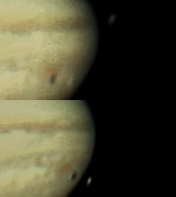 Europa Races the Red Spot image