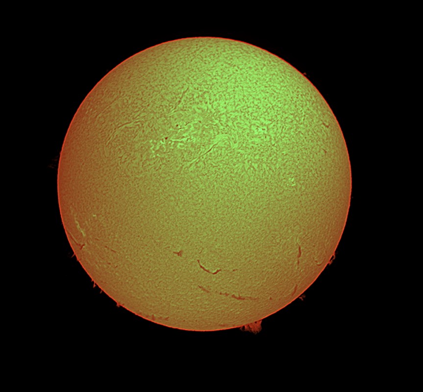 Solar Prominences Filaments and Spots 10-8-2022 image