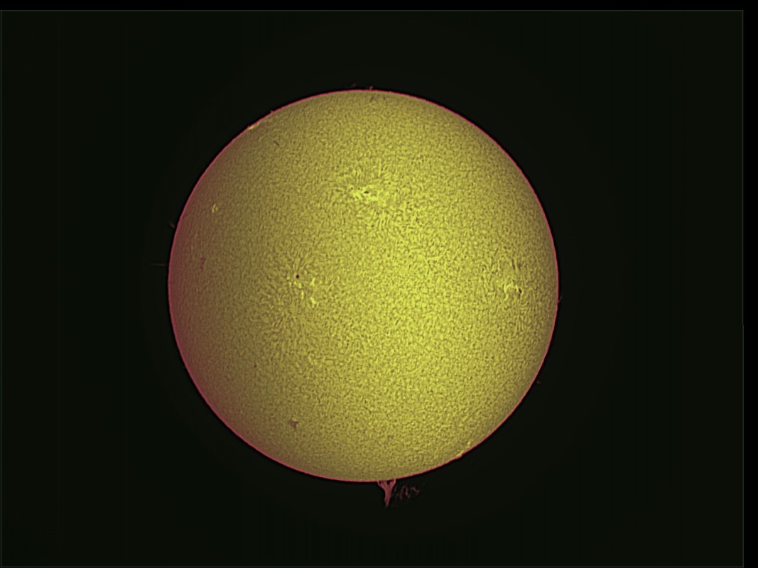 Solar Prominence 6 February 2022 Adjusted image