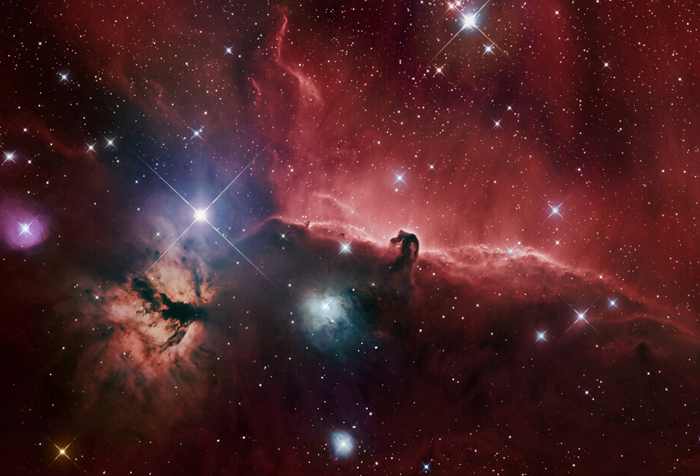 Horsehead nebula region