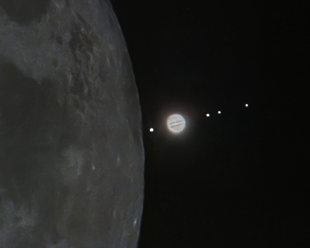 Lunar Occultation of Jupiter (Egress)