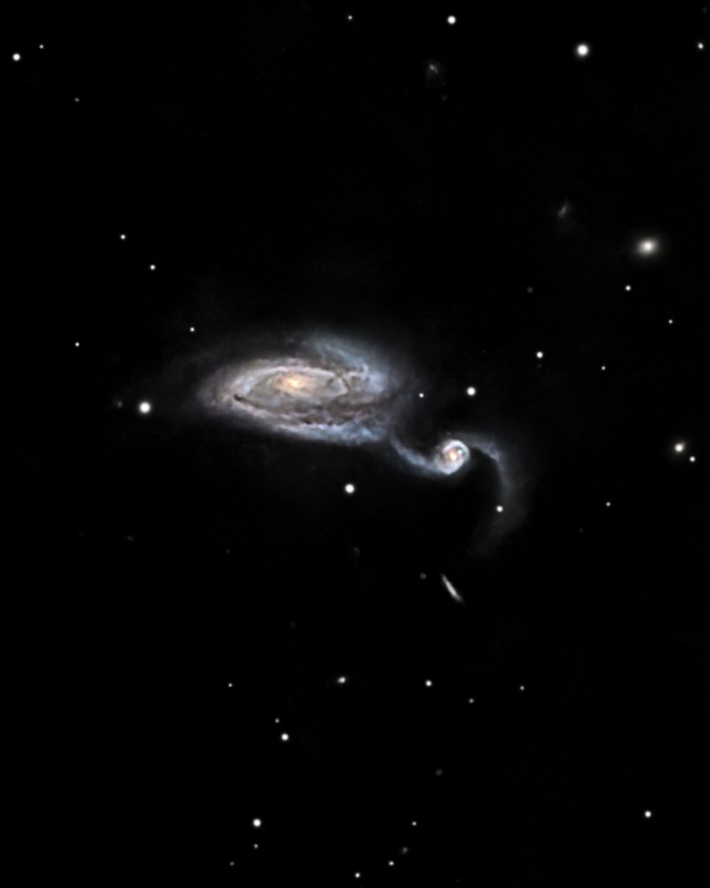 Heron Galaxy (NGC 5394 & 5395)