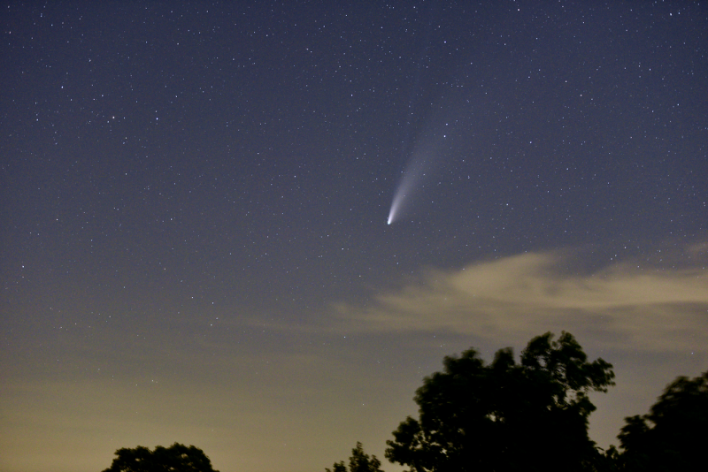 Comet Neowise from Turner Mountain