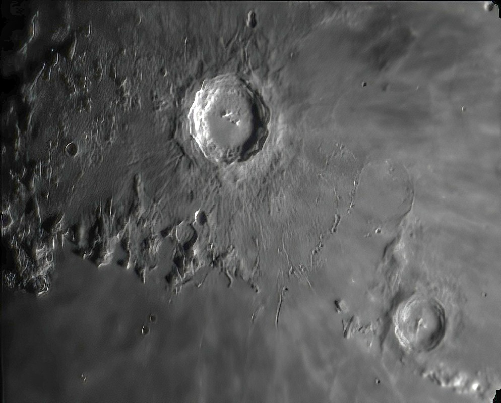 Copernicus, Montes Carpatus and Eratosthenes crater image