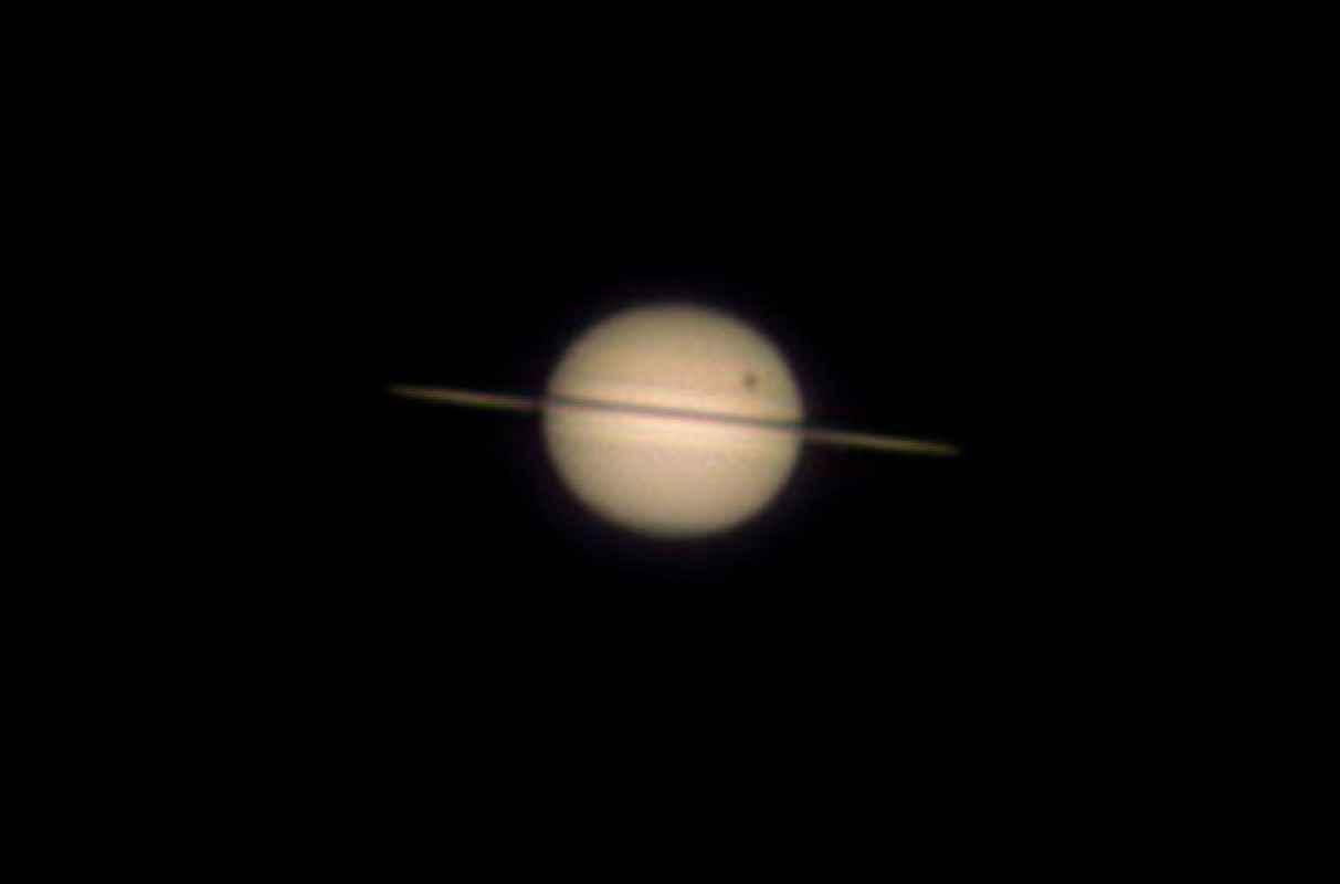 Last Glimpse of Titan's Shadow image