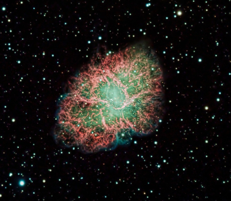 Messier 1 Crab Nebula from C14 Edge at F11