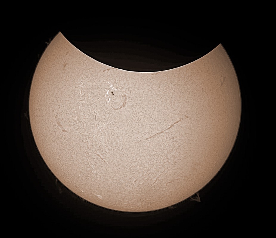2024-04-08 Solar Eclipse Ha filter