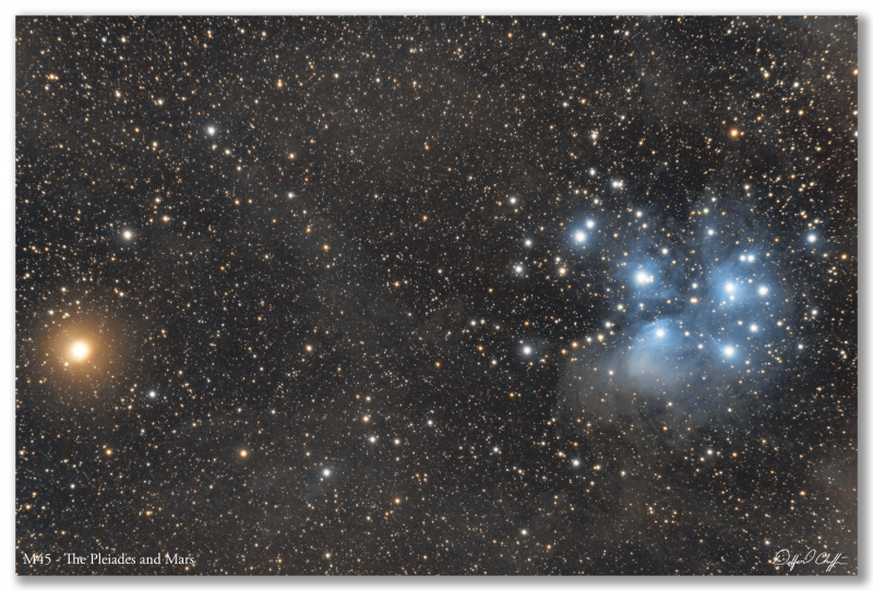 Pleiades & Mars - March 6, 2021