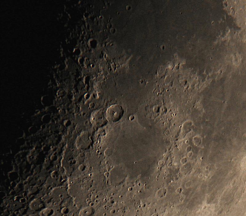 Theophilus Region of Moon