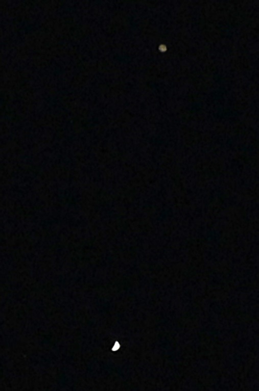 Quarter Phase Venus Meets Jupiter: 30-June-2015