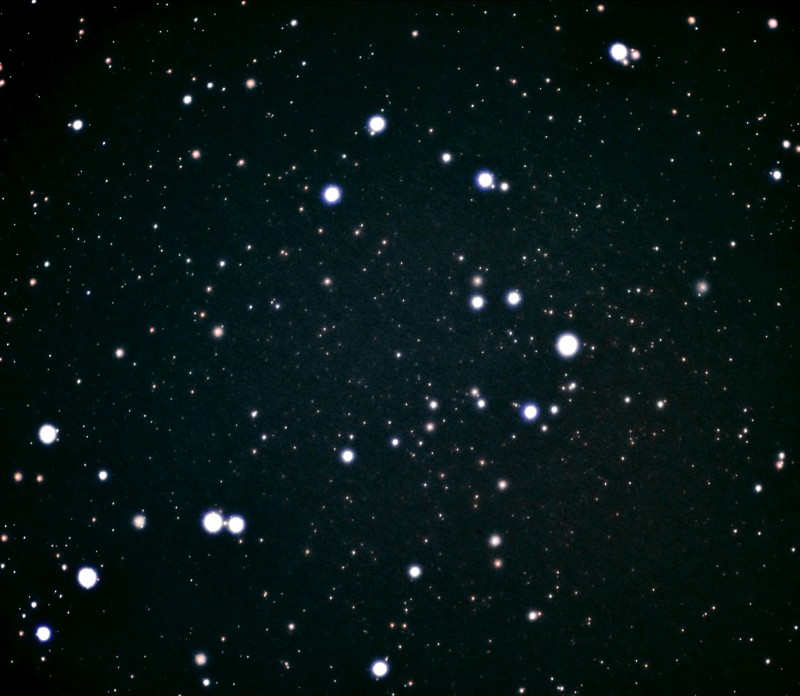 Open Star Cluster in Taurus with NGC 1555