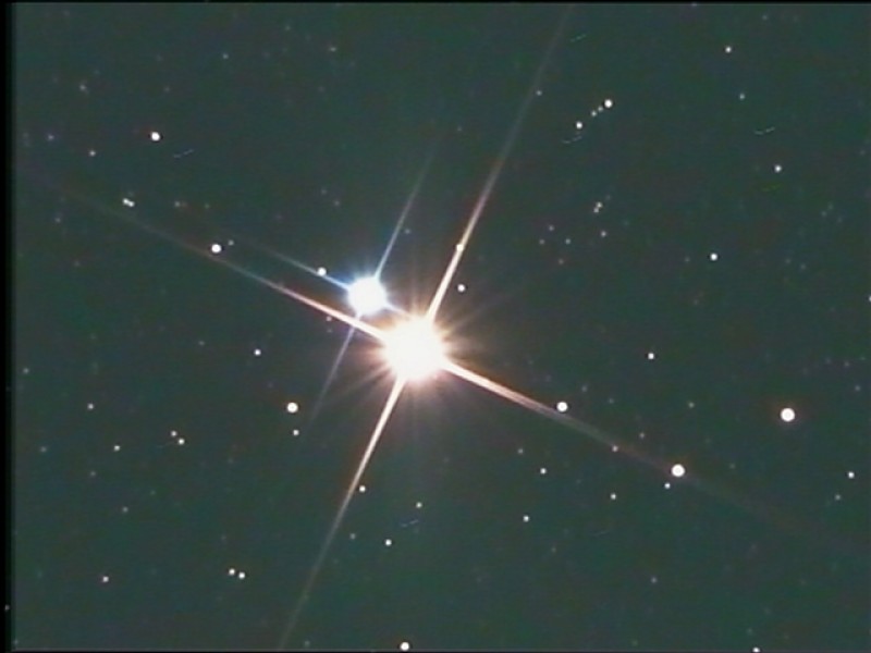 Albireo and Background Stars