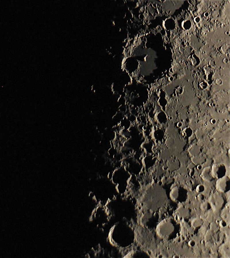 X marks the spot: Lunar X and Craters Albategnius and Klein