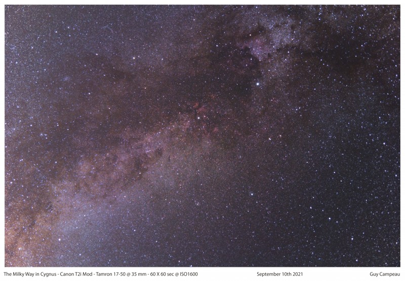 The M ilky Way in Cygnus image