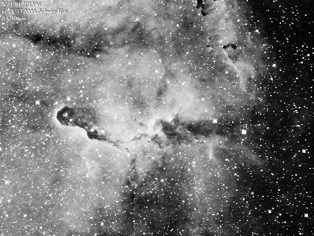 IC1396 in H-Alpha image