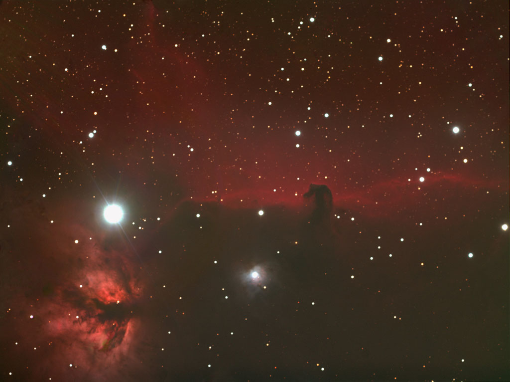 Horsehead and surroundings