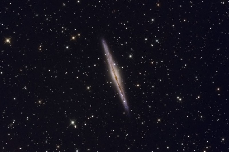 NGC891 Silver Sliver Galaxy