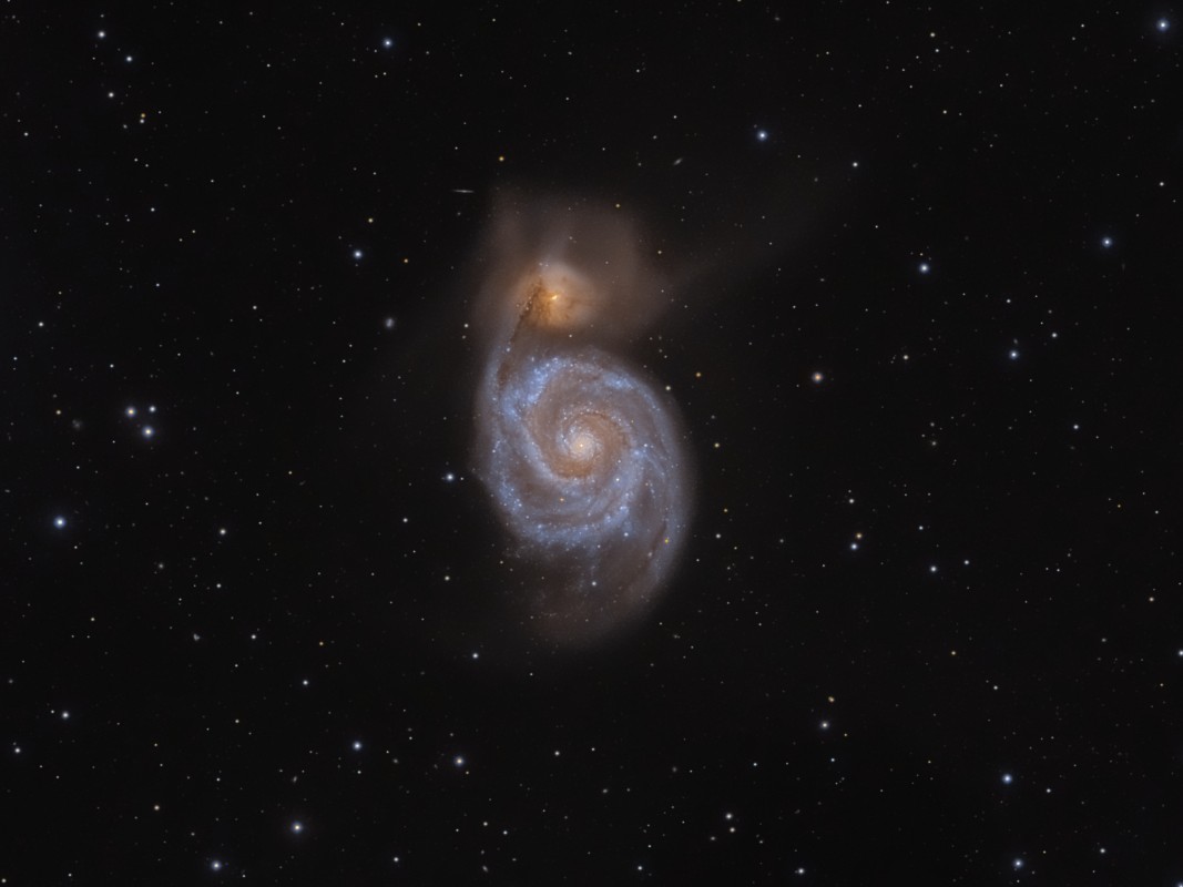 M51 Whirlpool Galaxy image