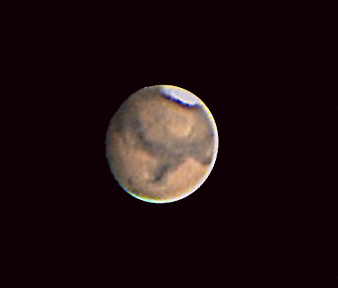 Mars on 8/04 2:15AM EST