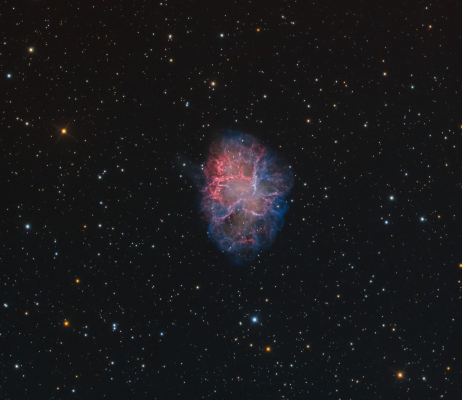 The Crab Nebula | A Broadband-Narrowband Mix
