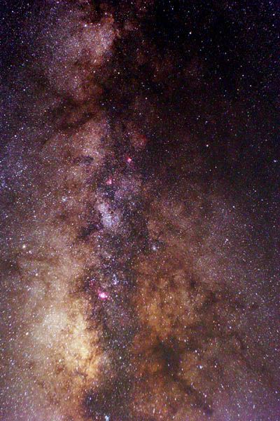 milky way star cloud