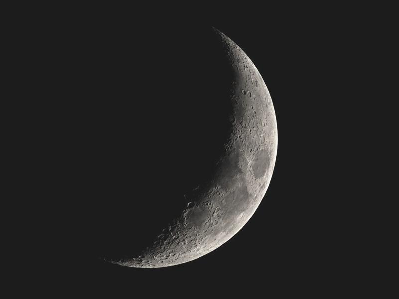 A Setting Moon