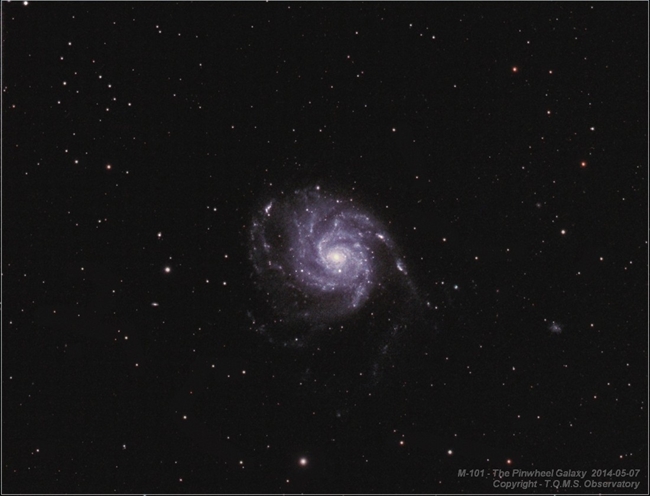 Pinwheel Galaxy from T.O.M.S. Observatory