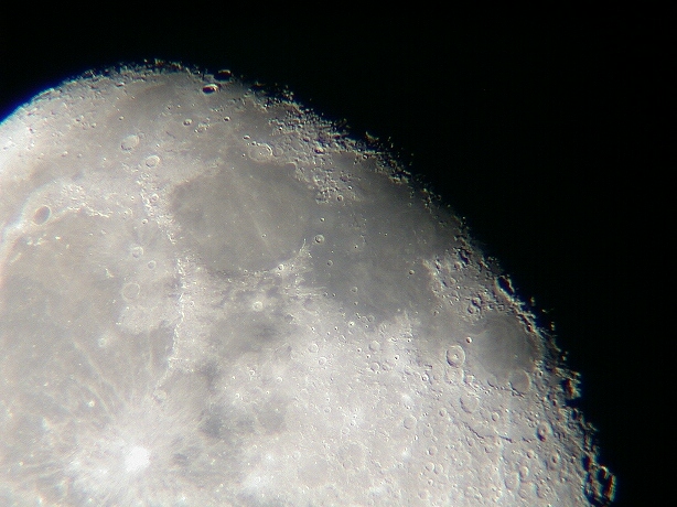 The moon in color