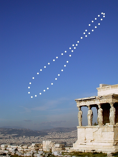 Analemma with the Erechtheion