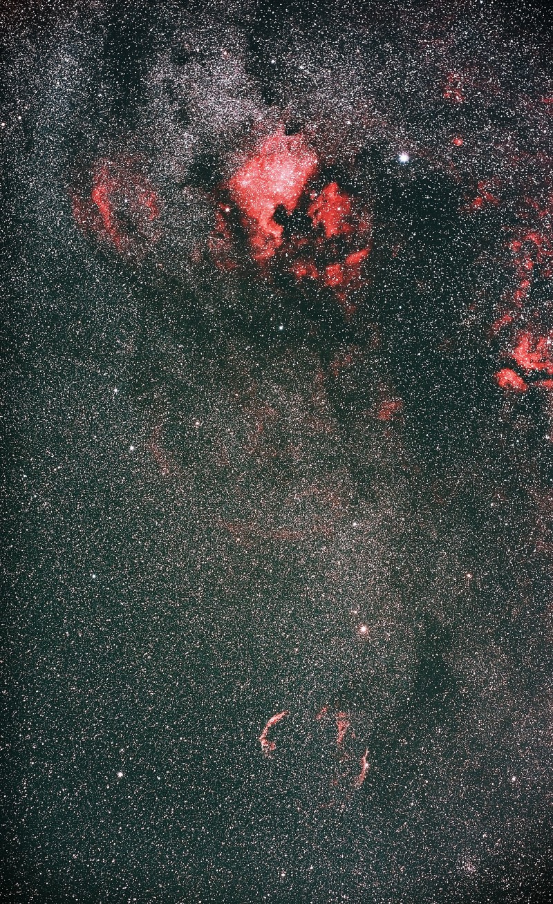 North America and Veil Nebulas in the same field!