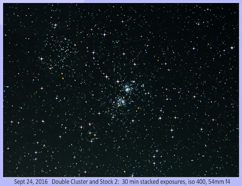 Double Cluster and Stock 2