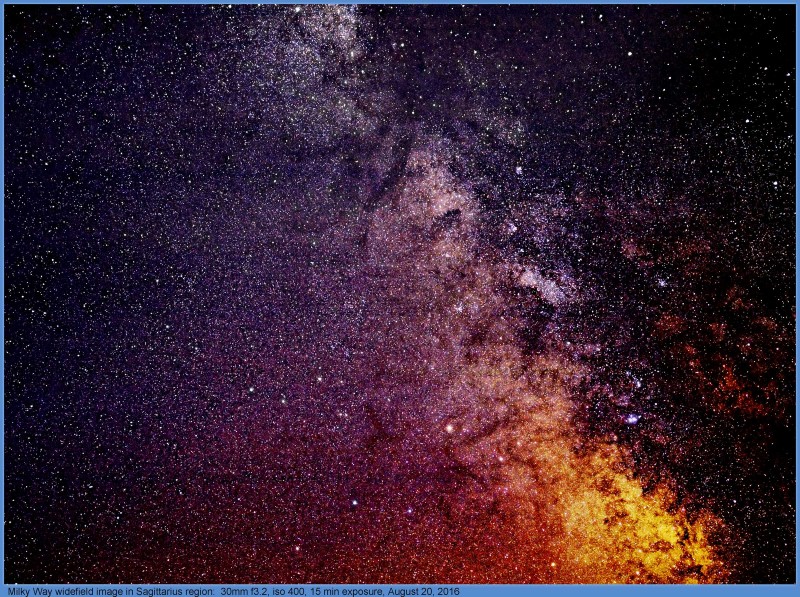 Widefield Milkyway image