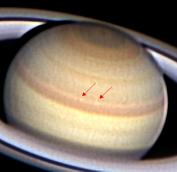 Dual Saturn Storms
