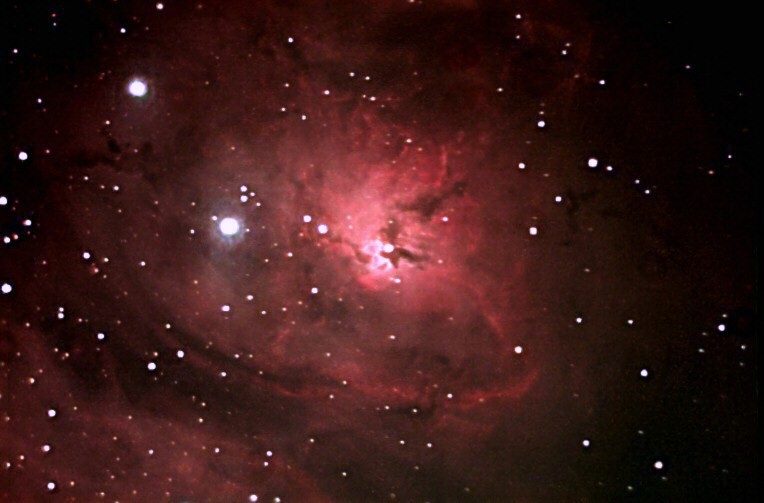 Hourglass Nebula in M8 image
