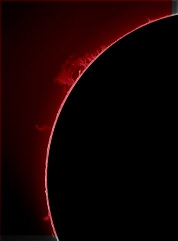 Prominences 4/22/03