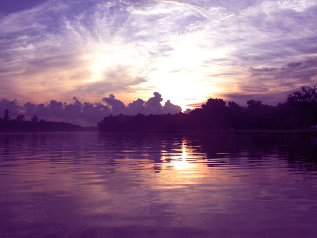 SUNRISE ON THE BAYOU