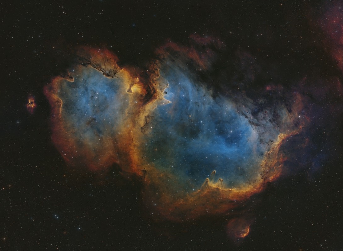 The Soul Nebula in SHO image