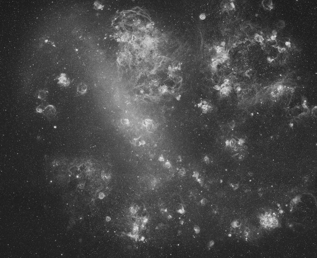 LMC In Hydrogen Alpha Light