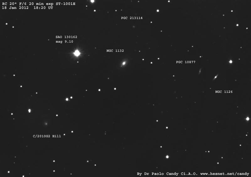 Comet Hill meet galaxies