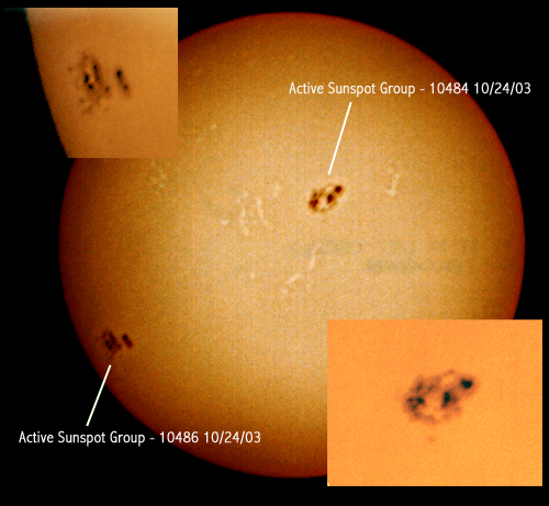 Sunspots 10/24/03