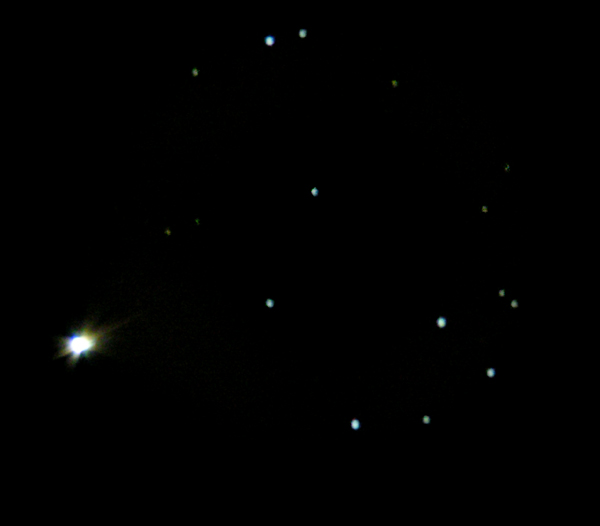 Venus visits the Seven Sisters
