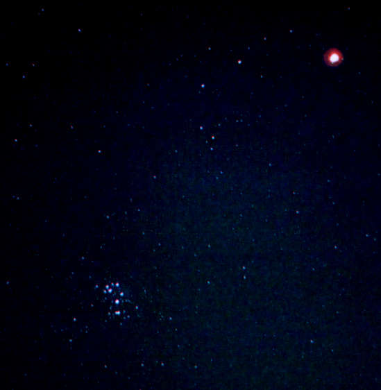 Mars and the Seven Sisters