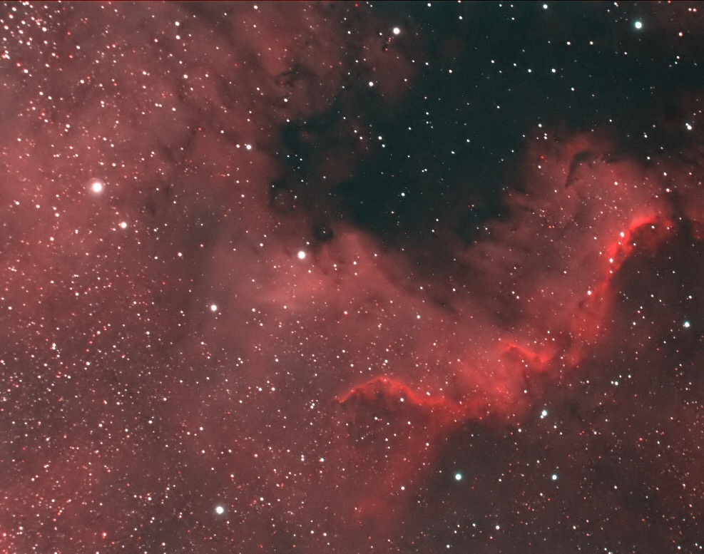 NGC7000+The Wall